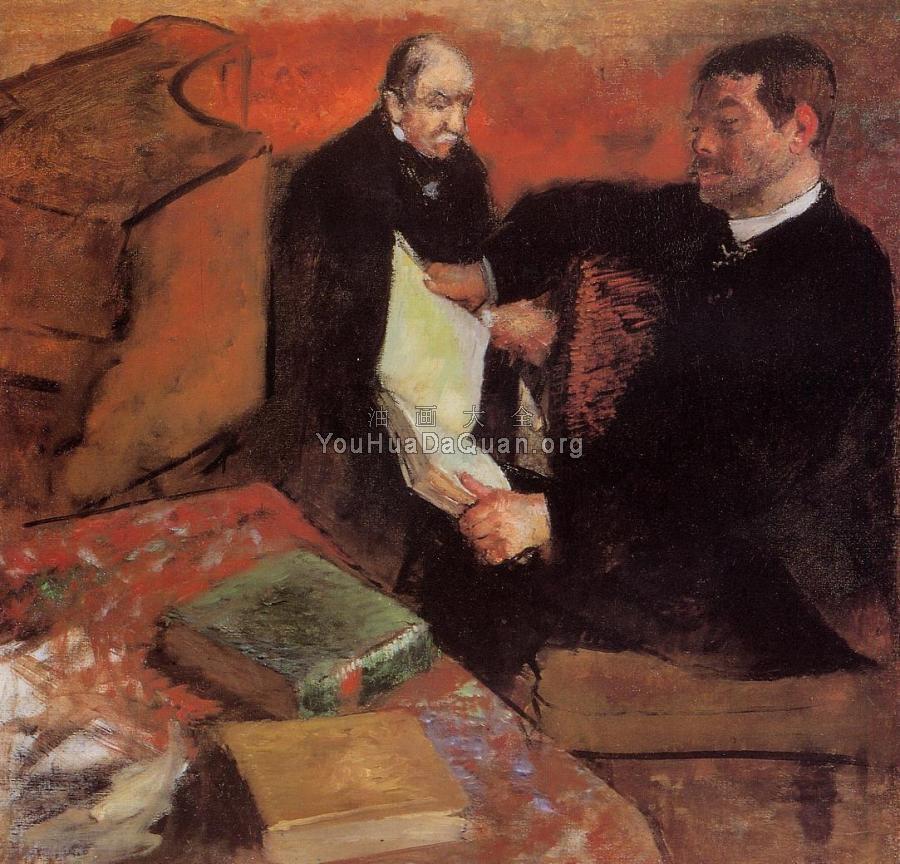 Pagan and Degas' Father - 埃德加·德加